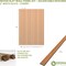 Ekena Millwork 94H x 3/8T Adjustable Wood Slat Wall Panel Kit w/ 2W Slats, Cherry contains 22 Slats SWW66X94X0375CH - alternate 4